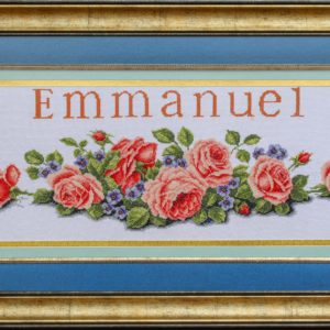 CSI 2103 Cross stitched ‘Emmanuel’