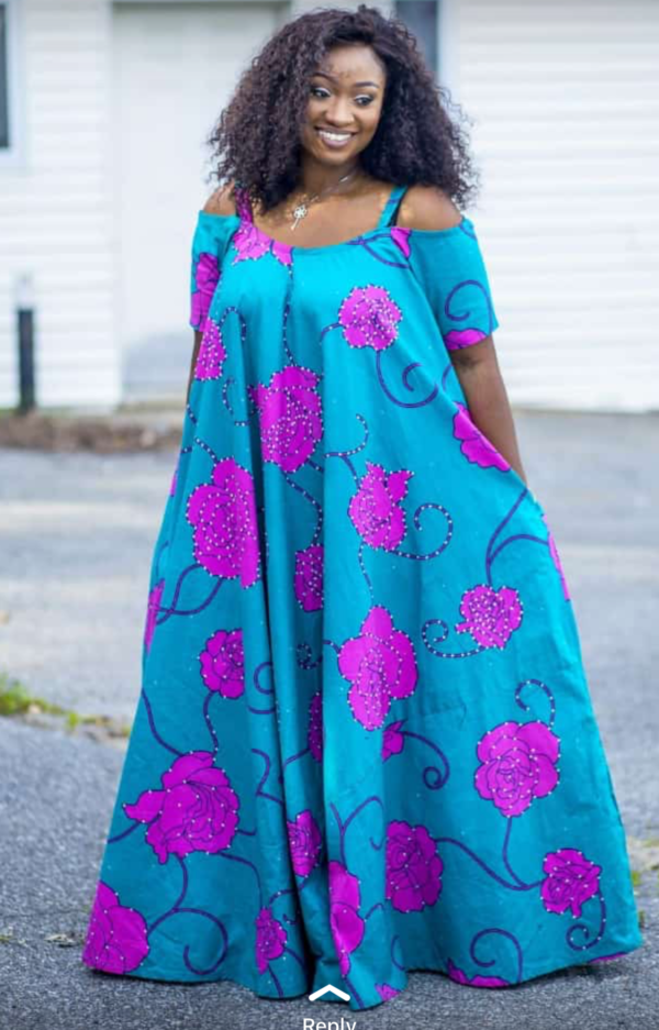 Ankara Maxi Dress