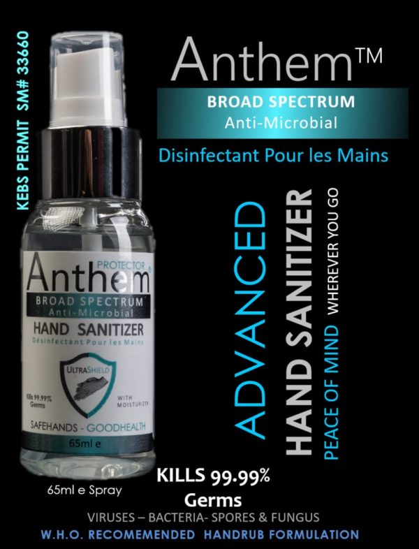 Anthem Handrub Sanitizer 65ml