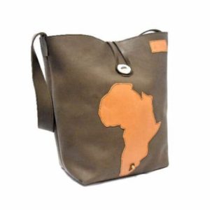 Bolekana African Leather Bag