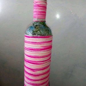 Hand-made flower vase