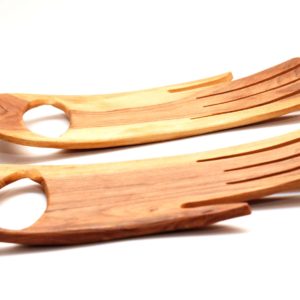 Wooden Hand Salad Mixers