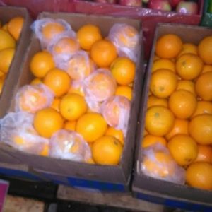 Imported oranges