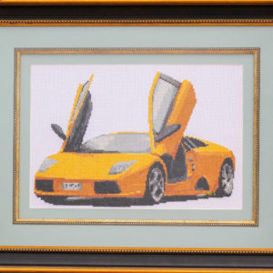 CSI 1200 Cross stitched Lamborghini