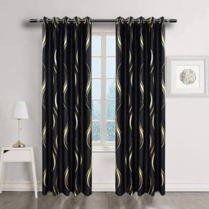 Black and Gold Curtains