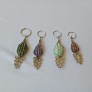 Gemstone silver key holder