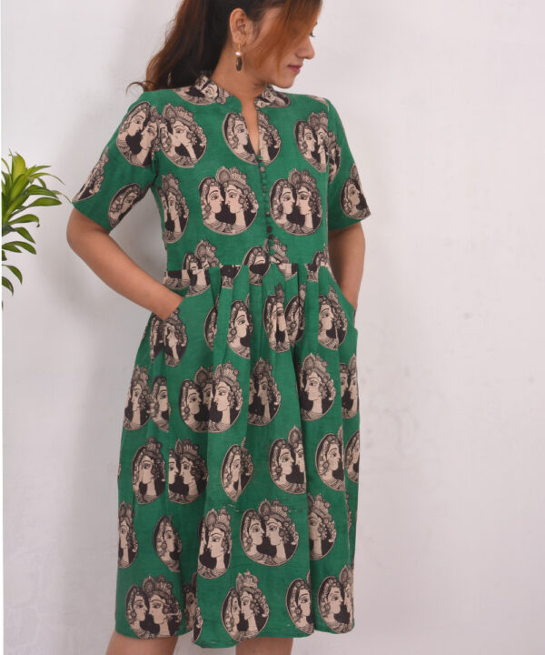 Radhe Krishna Cotton Dress 1