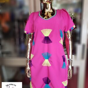 F&F pink drummy dress