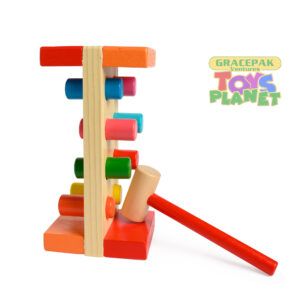 Pounding Bench Wooden Toy with Mallet