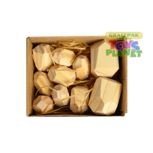 Children’s Wooden Stone Jenga Building Blocks