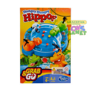 Hasbro Gaming B1001 Hungry Hungry Hippos Grab & Go Game