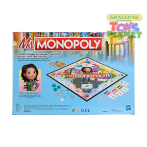 Hasbro Gaming E8424 Ms Monopoly Board Game