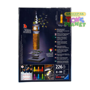 Ravensburger 12588 Big Ben At Night 3D Jigsaw Puzzle – 216 PCS