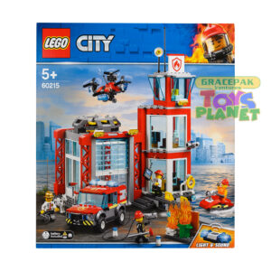 LEGO City Fire Station 60215 Fire Rescue Tower Building Set – 509 Pieces