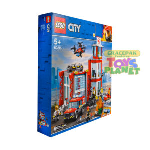 LEGO City Fire Station 60215 Fire Rescue Tower Building Set – 509 Pieces