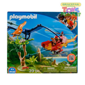 Playmobil 9430 Adventure Copter with Pterodactyl Building Set