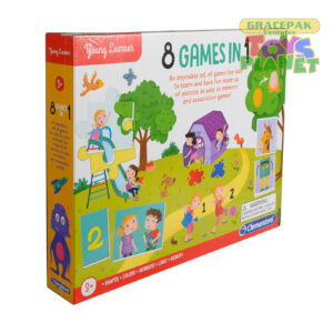 Clementoni 8 Games in 1, English