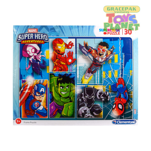 Clementoni Marvel Superhero Supercolor Puzzle 30PCS